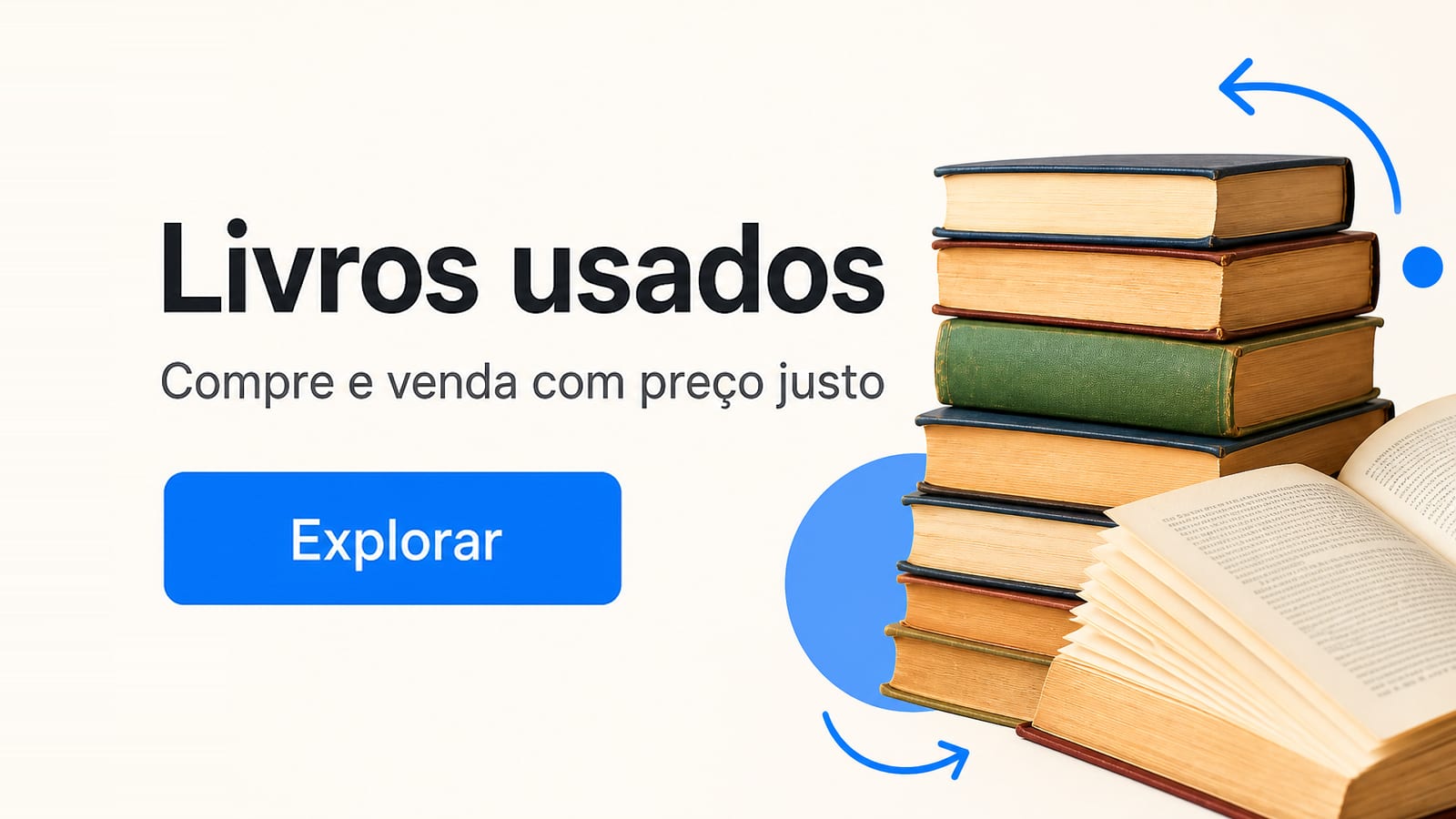 Livros usados. Compre e venda com preço justo.